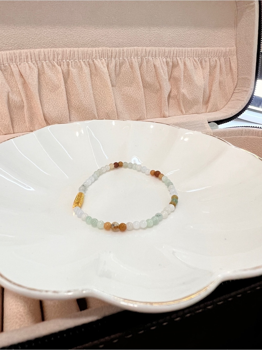 Burmese Jade beads bracelet